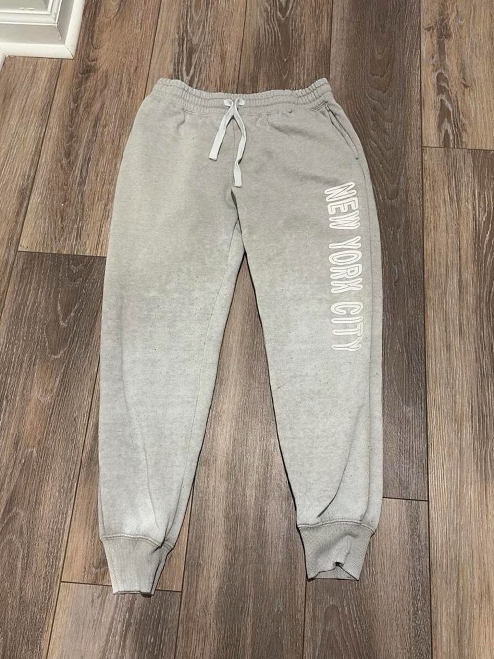 Gray 'New York City' Men's Jogger Sweatpants
